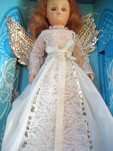 Vintage Eugene Dream Bride Wedding Dress Angel Doll Heels MIB #219 20