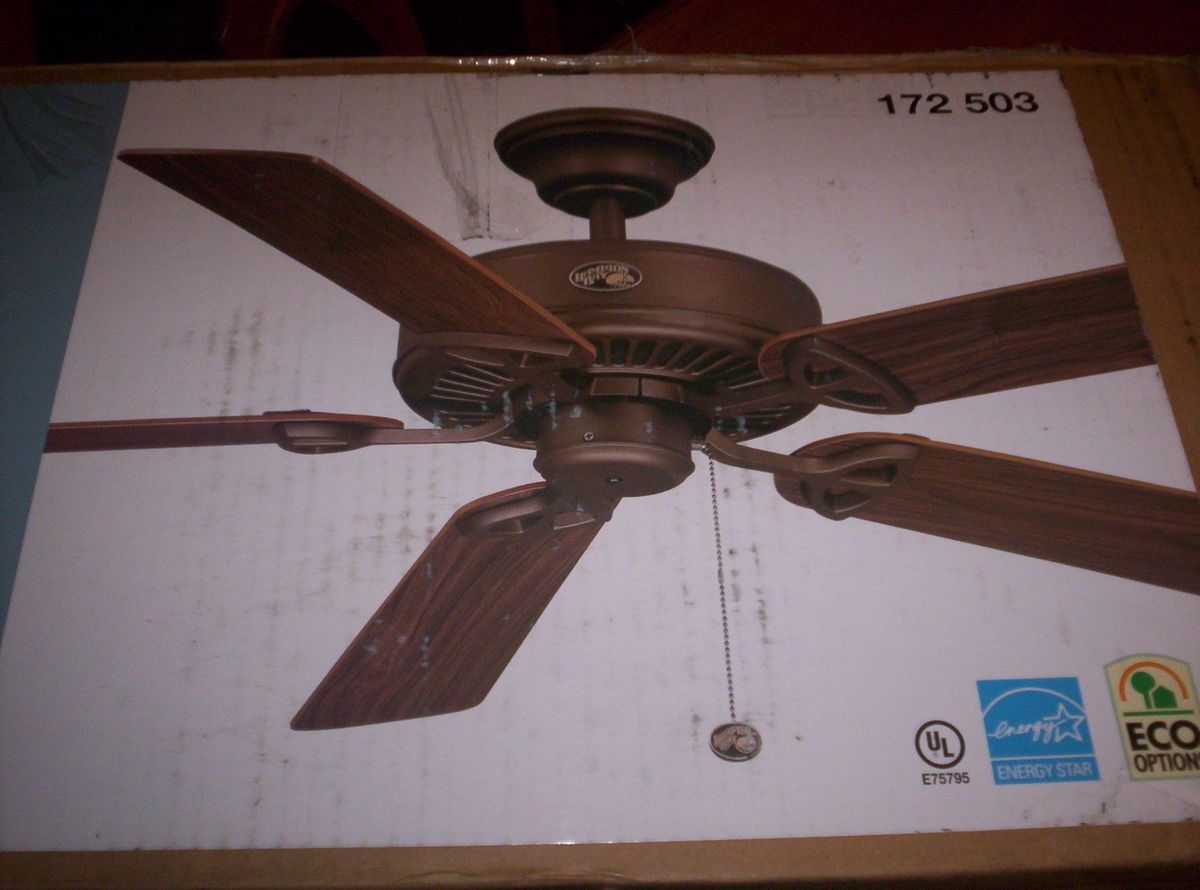 Hampton Bay Farmington 52 in Oil Rubbed Bronze Ceiling Fan