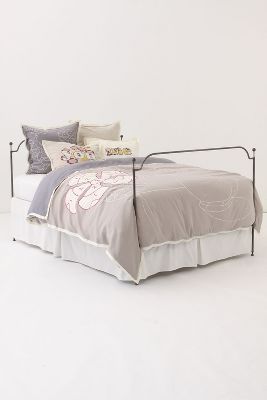 Anthropologie You and Me Queen Duvet Cover and 2 Euro Shams