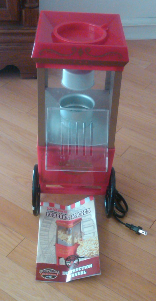 Nastalgia Electronics Old Fashion Popcorn Machine