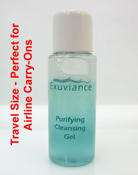 Now to the store shelf comes this Exuviance Purifying Cleansing Gel.