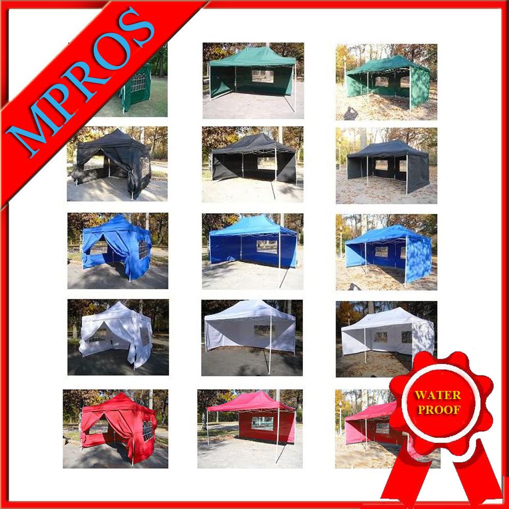 Peak Top EZ Pop Up Canopy Party Gazebo Tent Cover Set