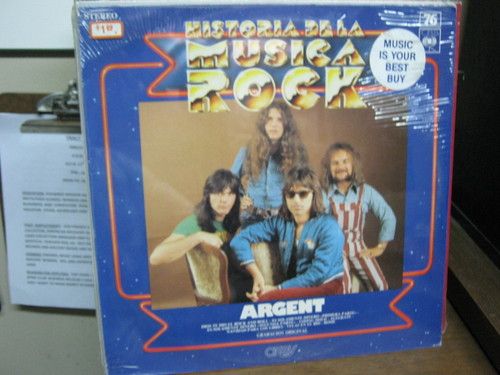 Argent Historia De La Musica Rock LP SEALED orbis