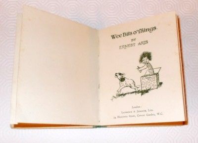  EDWARDIAN CHILDS BOOK ERNEST ARIS WW BITS O THINGS LAWRENCE & JELLI