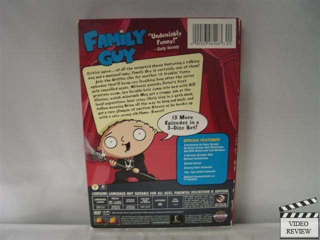 Family Guy Volume 5 DVD 2007 3 Disc Set 024543461463