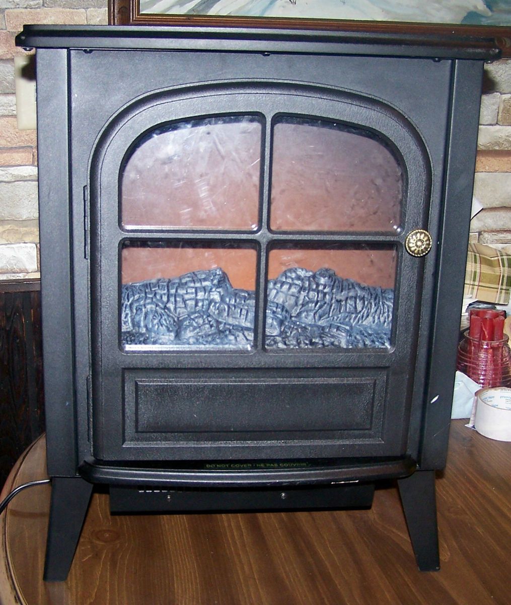 Modern electric firebox Stove Fireplace Heater with nice fake gas logs