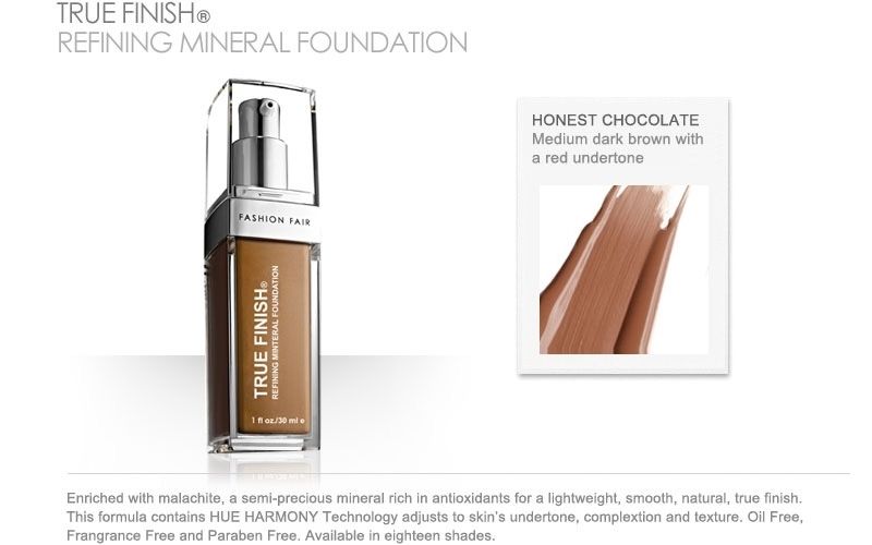 Fashion Fair HONEST CHOCOLATE 30ml 1oz Fresh  Ships w in