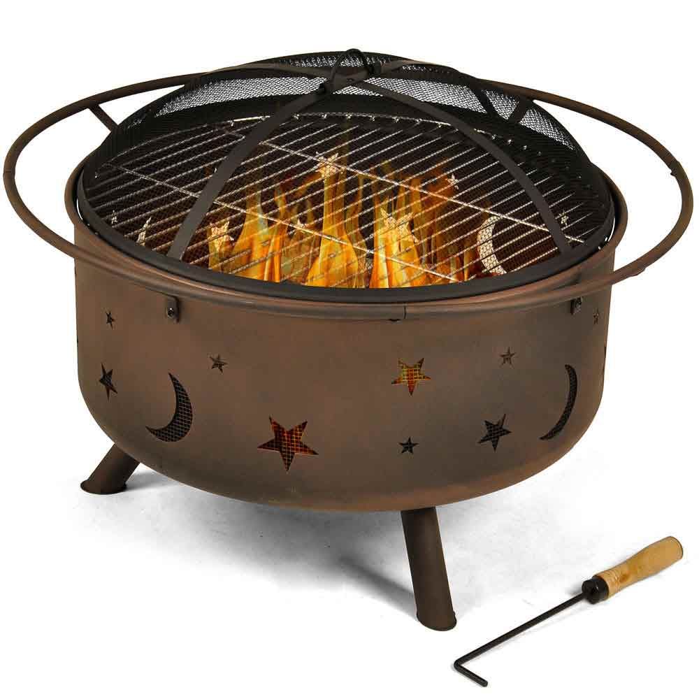 woodeze moon stars fire pit sku 5wz fp1021 price 90 00 weight 33