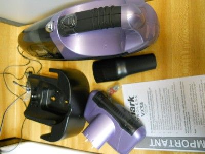 shark euro pro vx33 cordless handheld vacuum 16 8 volt lavender sv769
