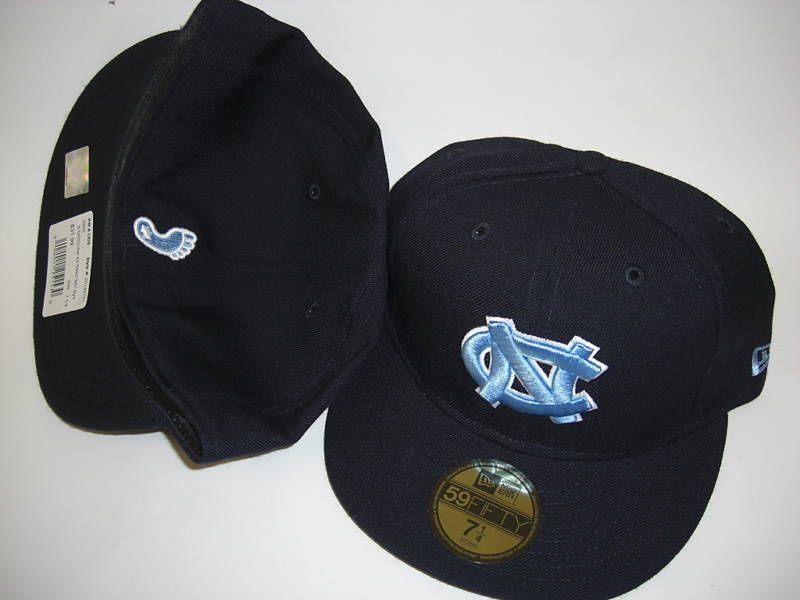 New Era Fitted Hat Cap Tar Heels N Carolina 7 1 4 Navy