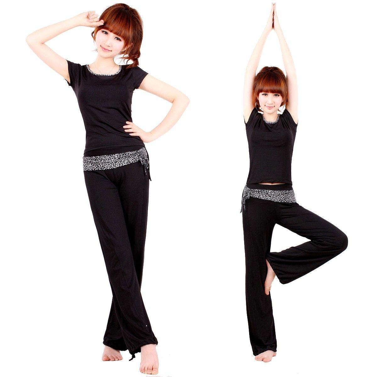 New Fashion Women Yoga Clothing Size M XXL Bamboo Fiber Yoga Suit Slim