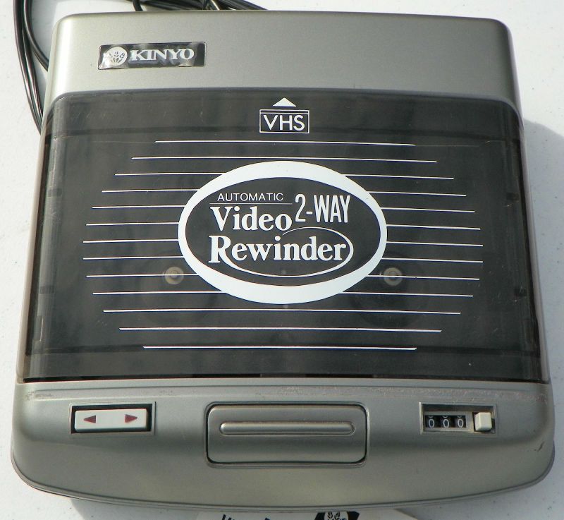  Way Tape Video Cassette VCR Two Rewinder Fast Forward Counter