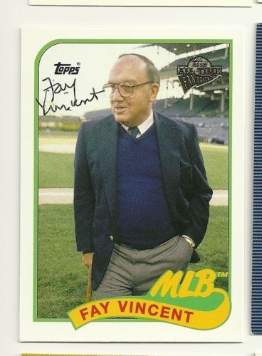 Fay Vincent 2004 Topps Fan Favorites Signed 146