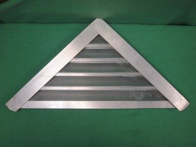 Adjustable Pitch Aluminum Triangle Gable Louver Vent