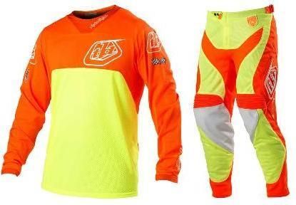  Designs SE Pro Corse MX Gear Combo Flo Yellow Orange All Sizes