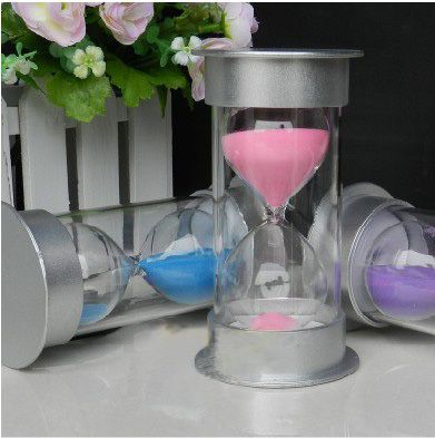 Plastic Sand Glass Sandglass Hourglass Timer 30 Minute Home Decor