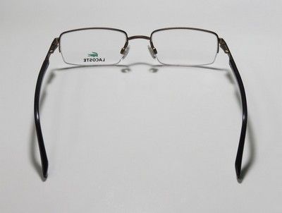  50 19 140 Brown Half Rim Vision Care Eyeglasses Glasses Frame