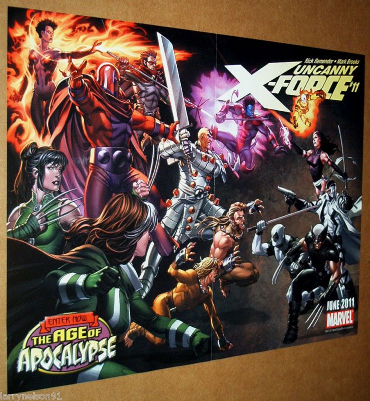 UNCANNY X FORCE 11 POSTER AGE OF APOCALYPSE DEADPOOL WOLVERINE X MEN