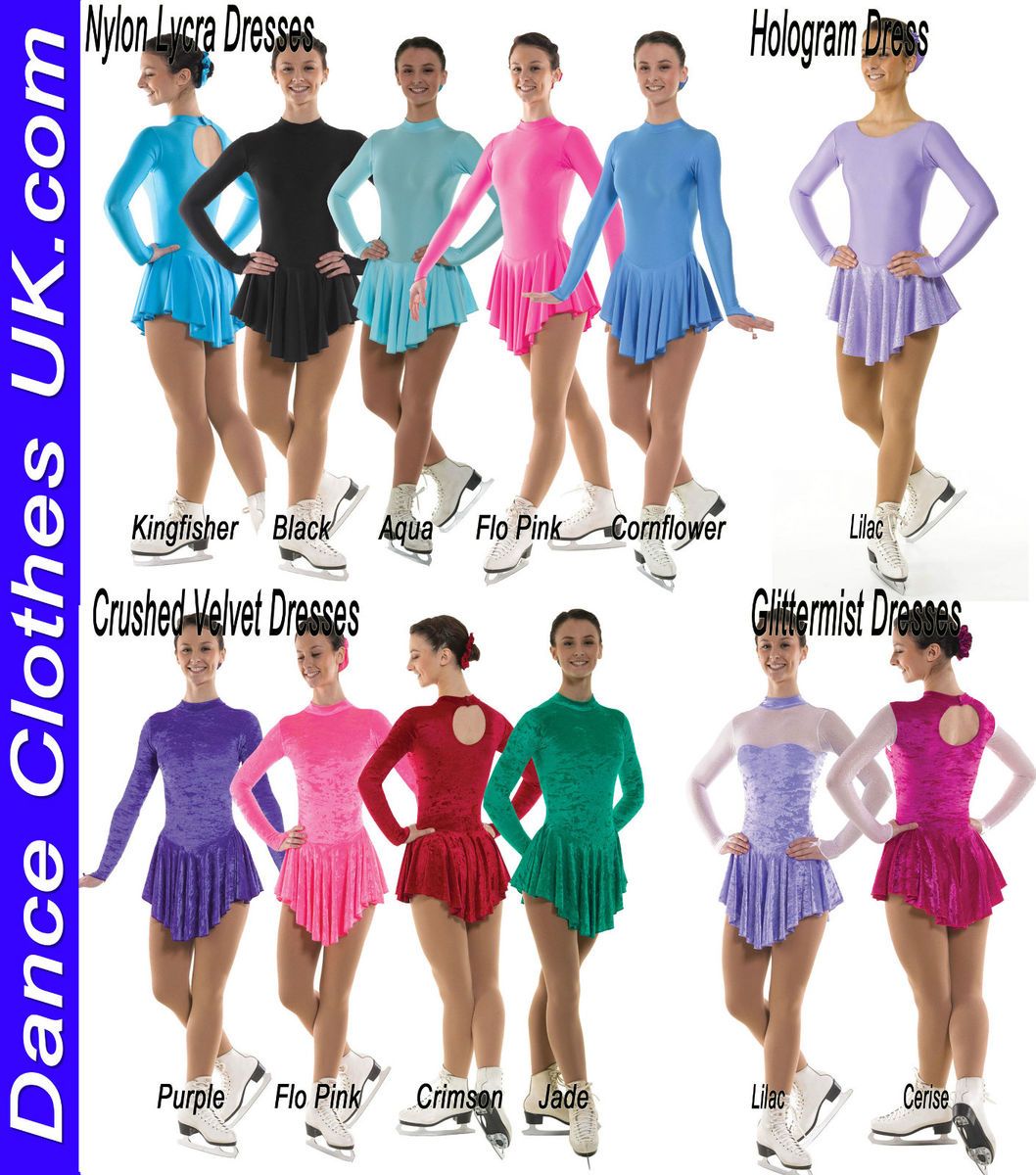 Girls Ice Skating Dresses Four Gorgeous Designs Free Matching