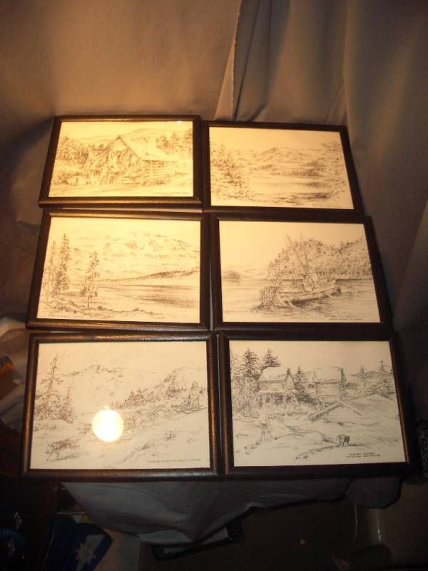 James F Murray Alaska Series Photo Lithographs