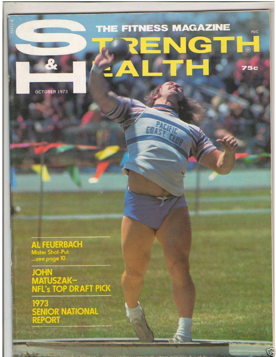  Health Bodybuilding Track Field Mag Shot Put Al Feuerbach 10 73