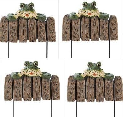 Frog Landscape Border Edging Flower Bed Fence Garden Landscaping