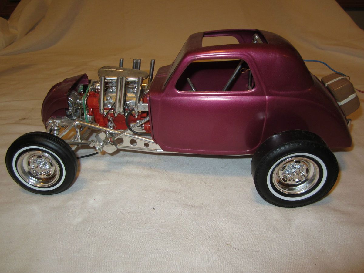 Vintage Fiat Gasser Drag Coupe 60s Revell 1 8 Car Very Nice