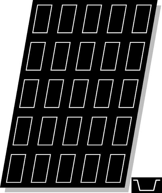 Flexipan Rectangular Cake Mold 89 mm x 46mm x 25mm Deep