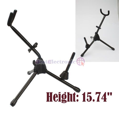 new folding sax saxophone flute stand rack metal