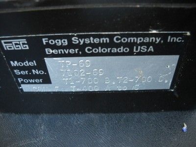 Fogg TP 69 Temperature Probe Simulator (Simulates Series 400 And 700