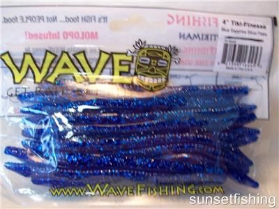 wave fishing worm tiki finesse 4