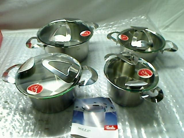 Fissler Solea 8 Piece Cookware Set $900.00 RETAIL