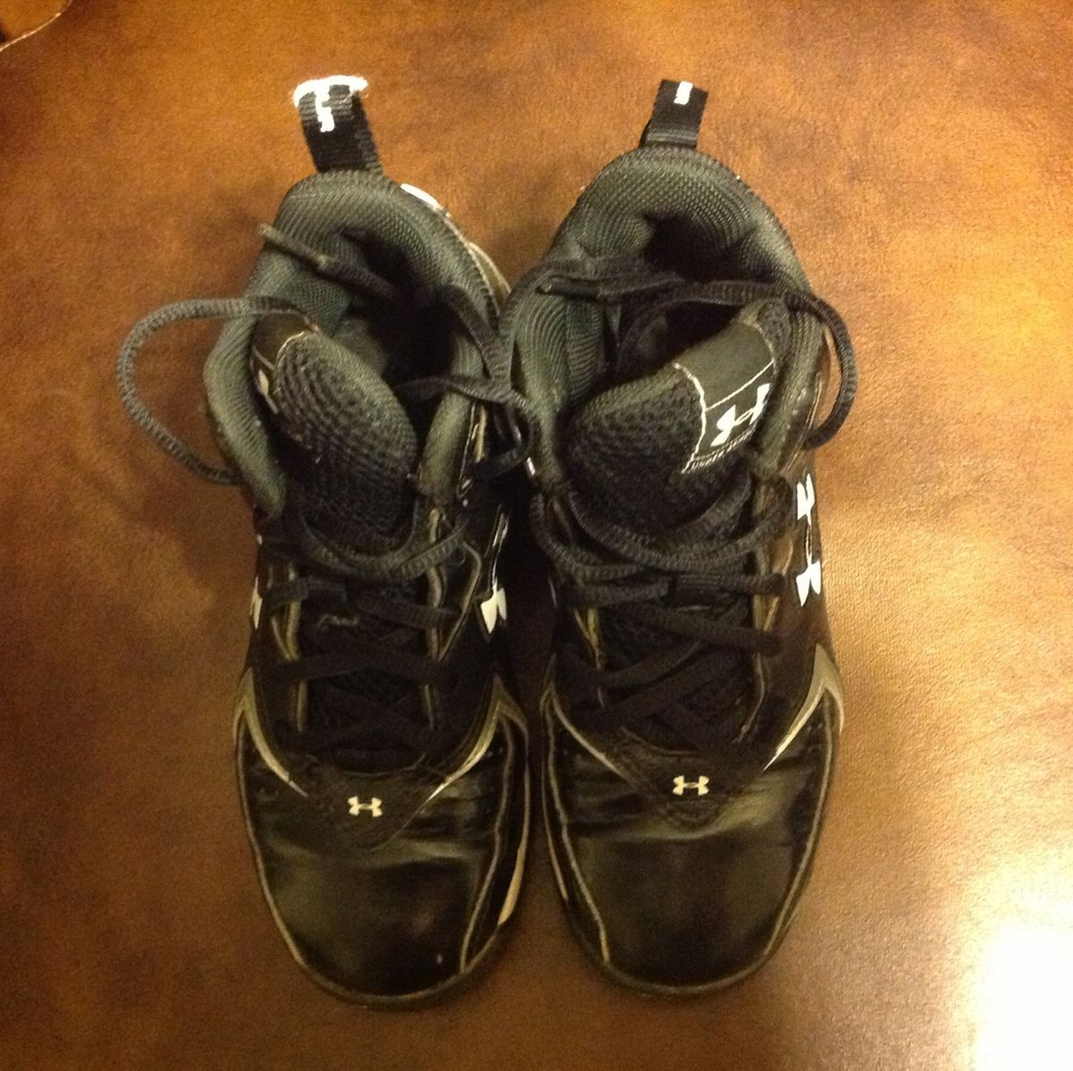  Gear Hammer Black Boys Football Baseball Cleats Shoes Size 1y