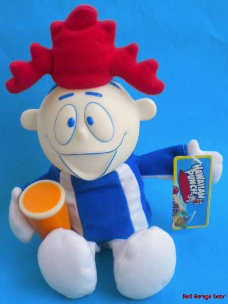  Hawaiian Punch Punchy Stuffed Soft Doll Vinyl Face Orange Drink Toy