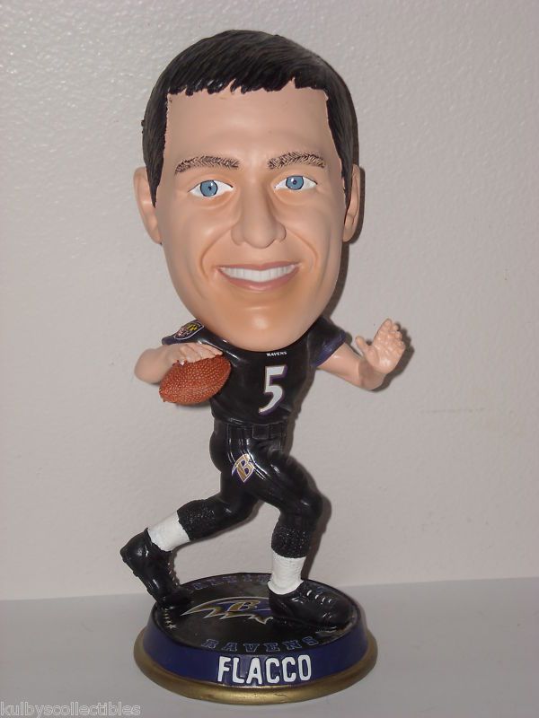 JOE FLACCO Baltimore Ravens Bobble Head Alternate 2011 Variant