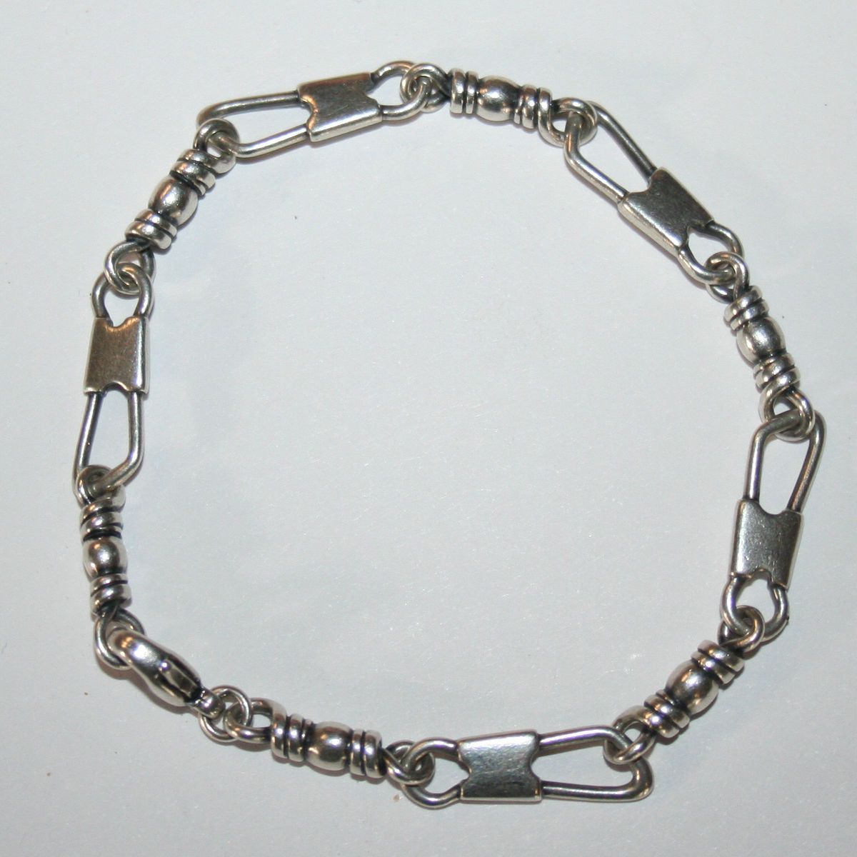 James Avery Sterling Silver Fishers of Men Bracelet 7 Retails $200