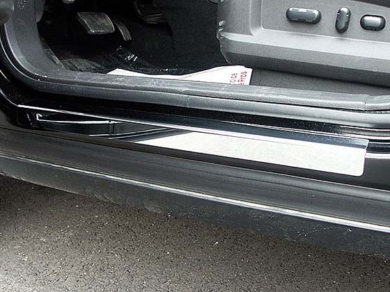 2007 2012 Ford Edge Stainless Steel 4pc Door Sill Covers Chrome