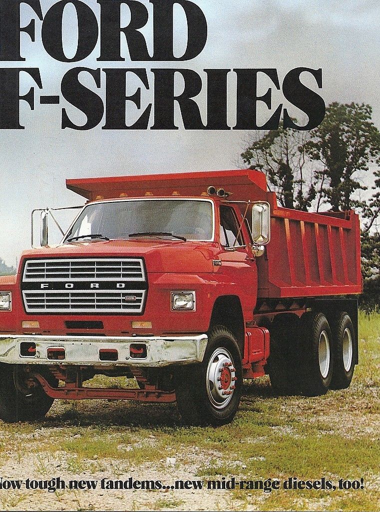 1983 Ford F Series F600 F700 F800 Showroom Brochure