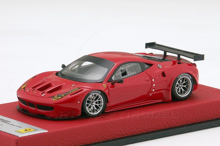 Ferrari 458 Italia GT2 2010 Corsa Red Schedoni Base 1 43 BBR C46PRE