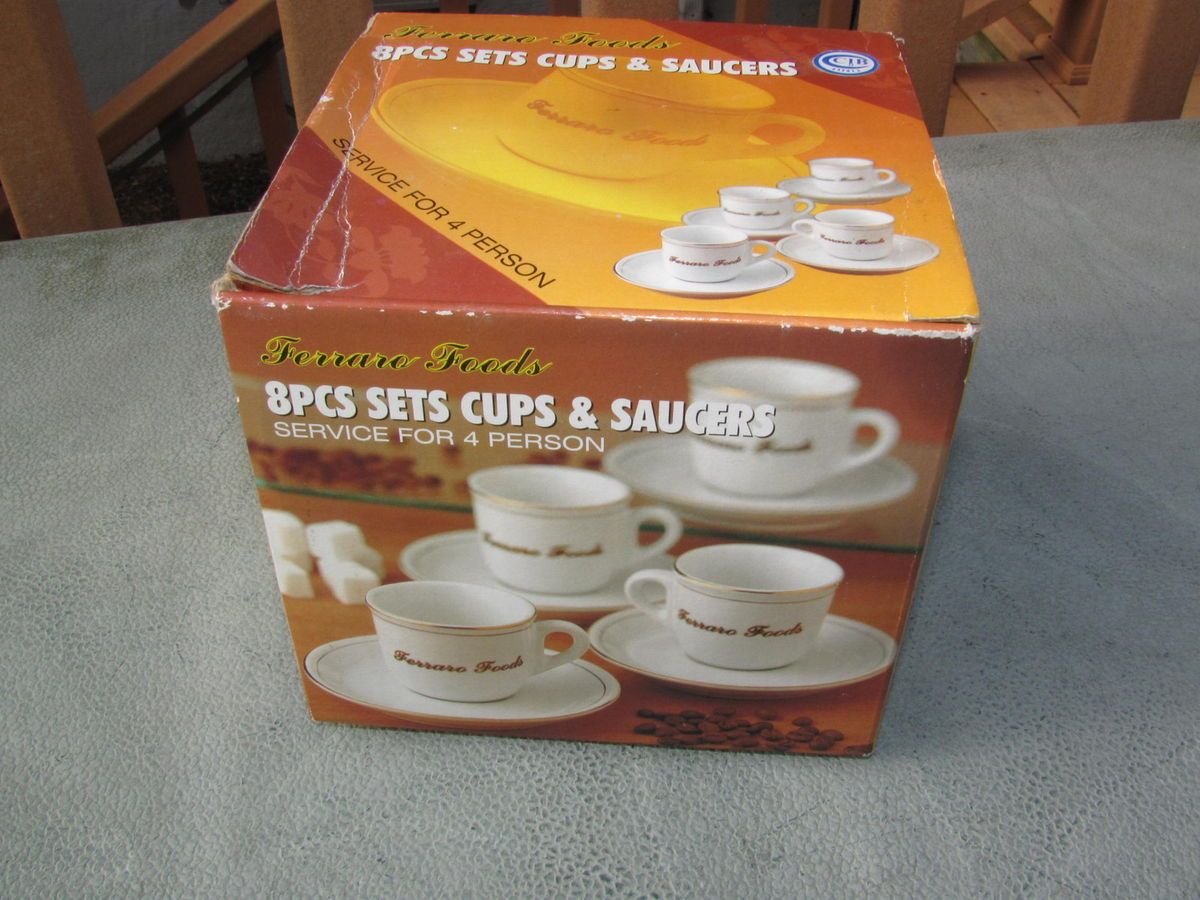 Ferraro Foods Demitasse Expresso Service for 4 BNIB