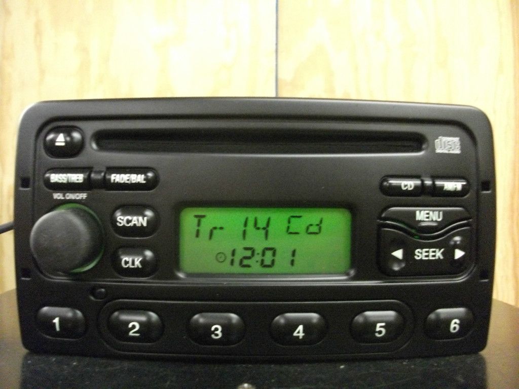 Ford Focus Cougar factory AM FM CD player radio 98 99 00 01 02 03 3S41