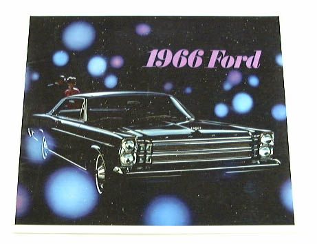 1966 66 Ford Brochure Galaxie 500 XL Custom 500