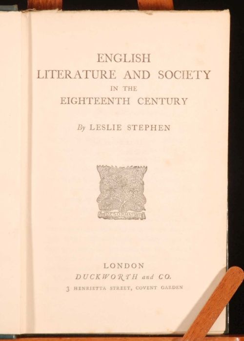 1920 Literature Society in 18th Century Ford Lectures