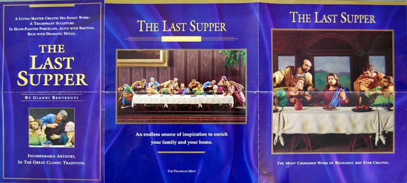 Franklin Mint The Last Supper Porcelain Figure James The Less