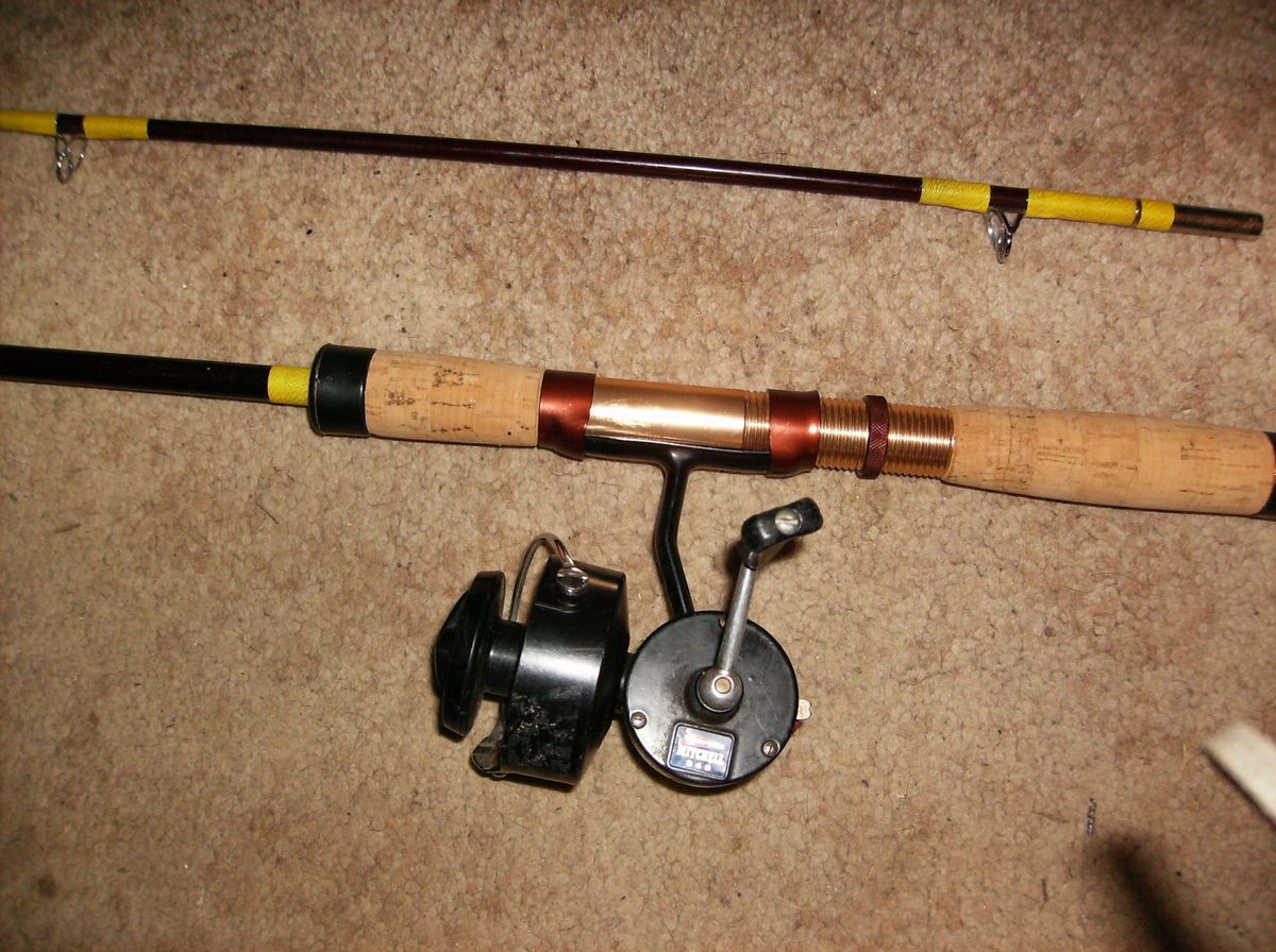 Garcia Mitchell 340 Reel and 7 ft Wright McGill Blank Made Into Rod on  PopScreen