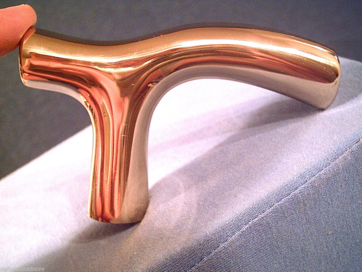  FRITZ CANE HANDLE FOR MAKING WALKING STICK AND CANES BRASS CANE HANDLE