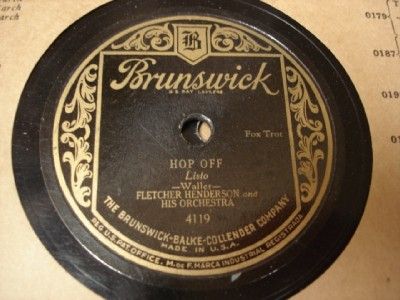 fletcher henderson orch hop off brunswick 4119