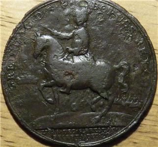 1757 Frederick The Great Prussia Medal Battle of Rossbach Very Large