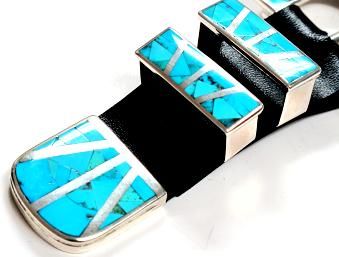 Harlan Coonsis Large Turquoise Inlay Ranger – A Frist