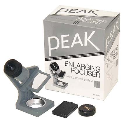 the majority of enlarger focusing aids require that they be placed